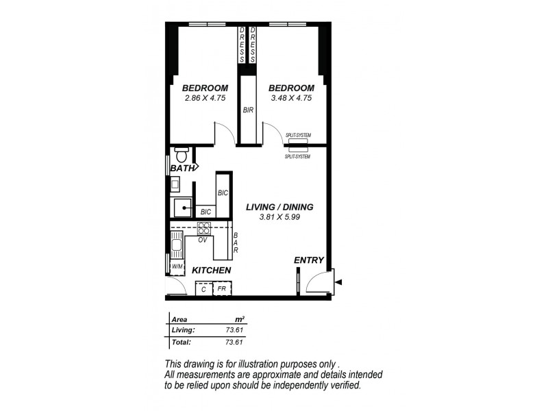 7/35 Harvey Terrace, Glenelg North SA 5045 Floorplan