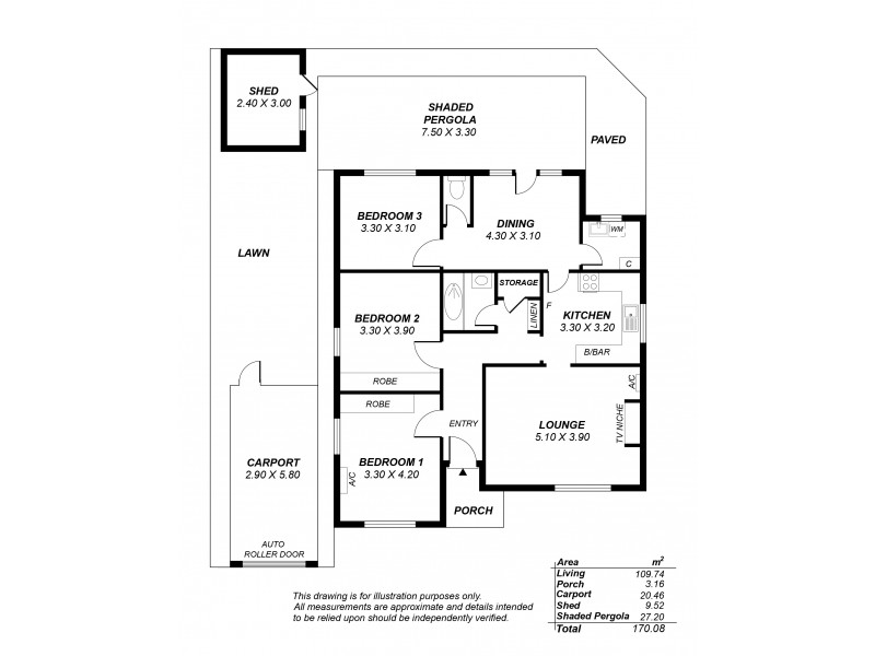 46 Murray Terrace, Oaklands Park SA 5046 Floorplan