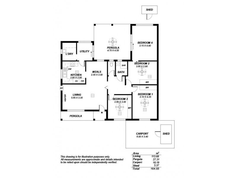 10 Kelmscott Street, Oaklands Park SA 5046 Floorplan