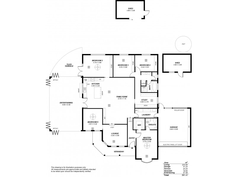 35 Caroline Avenue, Belair SA 5052 Floorplan