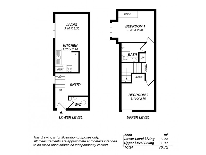 13/38 Gordon Street, Glenelg SA 5045 Floorplan