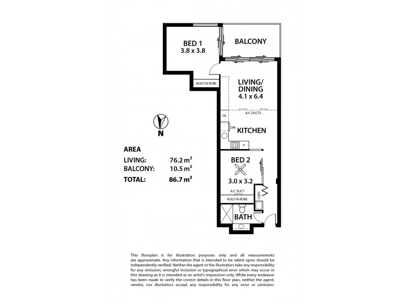 513/2-6 Pilla Avenue, New Port SA 5015 Floorplan