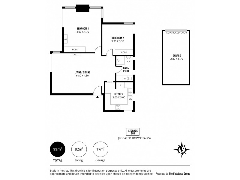 3/9 Weewanda Street, Glenelg South SA 5045 Floorplan