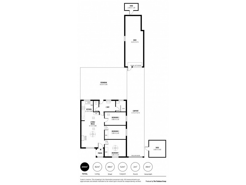 1 Houston Street, Morphettville SA 5043 Floorplan