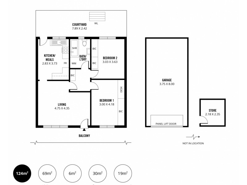 2/19 Renwick Street, West Beach SA 5024 Floorplan