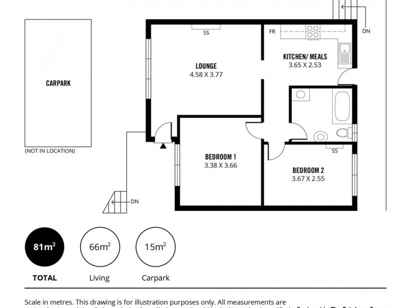 6/14 Burbank Avenue, Bedford Park SA 5042 Floorplan