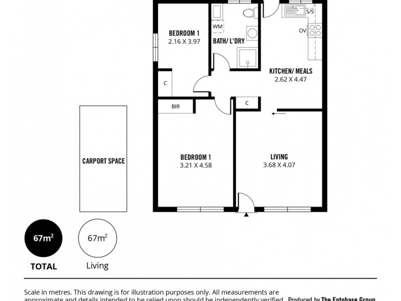 8/12 Jeffrey Street, Brooklyn Park SA 5032 Floorplan