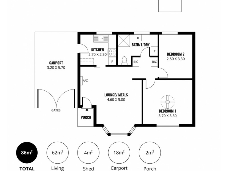 1/4-6 Montrose Avenue, Seaton SA 5023 Floorplan