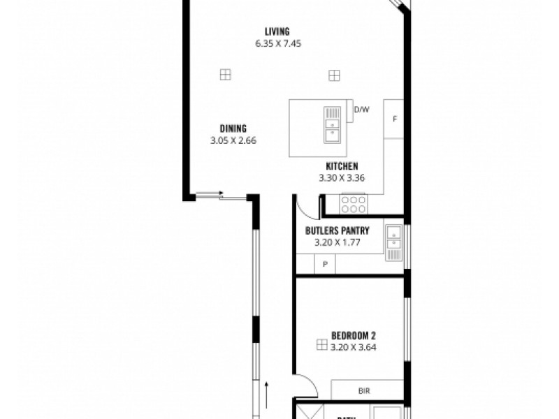 66 East Avenue, Black Forest SA 5035 Floorplan