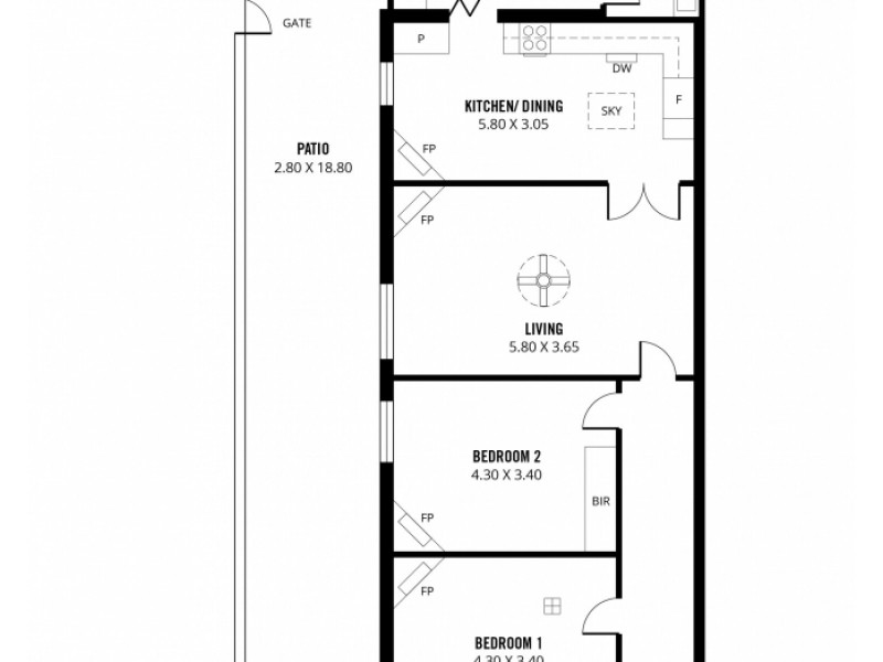 316 Young Street, Wayville SA 5034 Floorplan