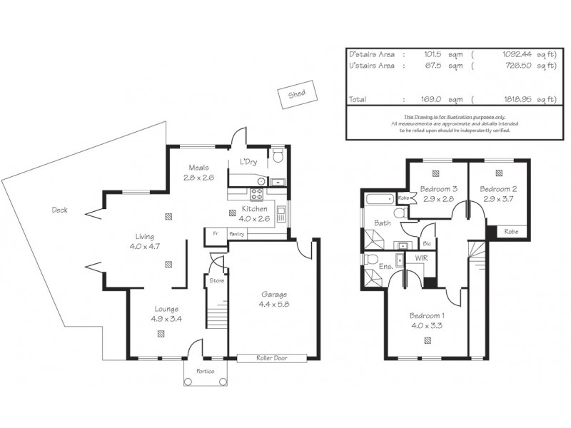 1 Bridge Street, Glenelg North SA 5045 Floorplan