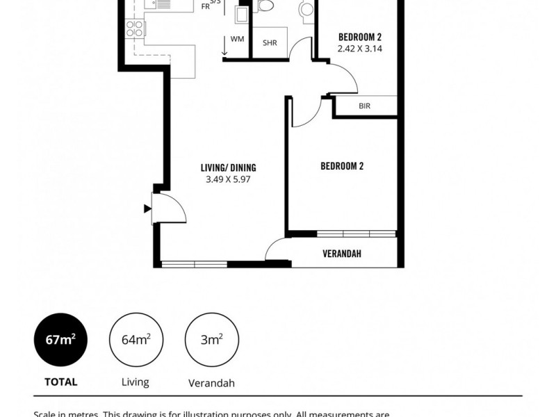 5/1 Ramsgate Street, Glenelg South SA 5045 Floorplan