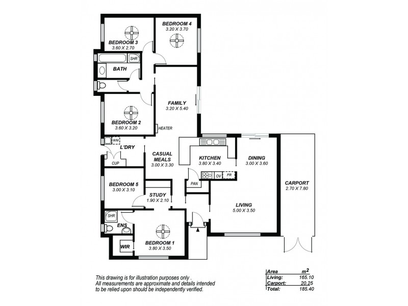 15 Kiah Crescent, Sheidow Park SA 5158 Floorplan