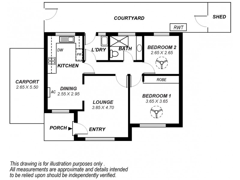 9/22 Robert Avenue, Broadview SA 5083 Floorplan