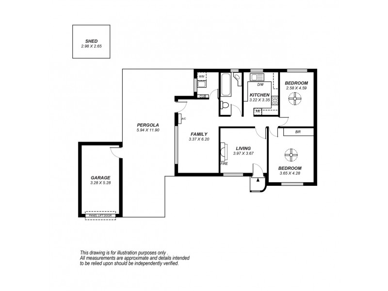 2 Gillespie Street, Glengowrie SA 5044 Floorplan