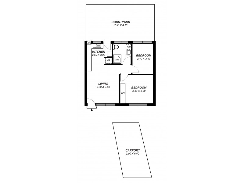 3/45 Kintore Street, Mile End SA 5031 Floorplan