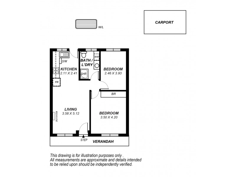 3/12 Fleet Avenue, Hillcrest SA 5086 Floorplan