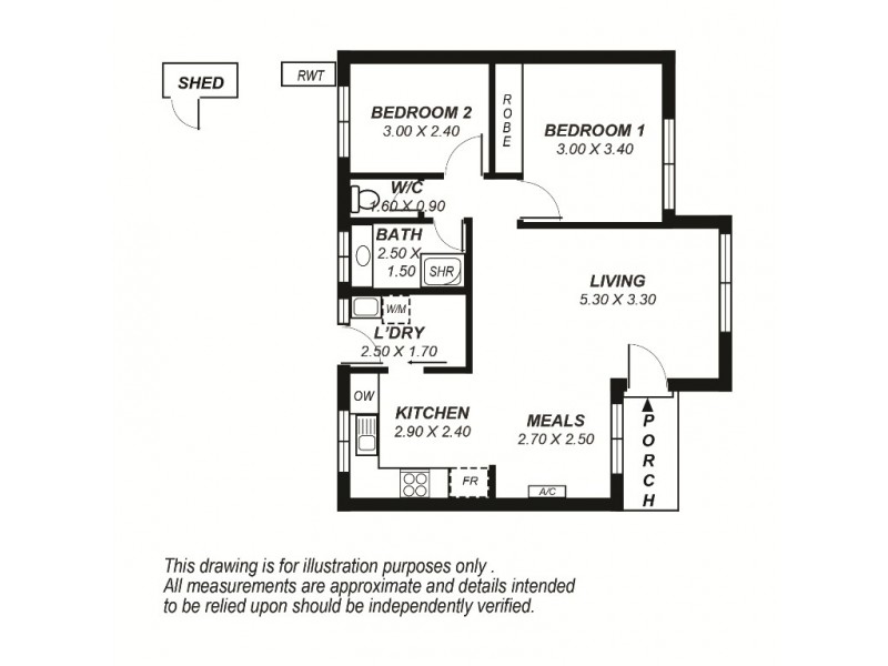 11/32 McMahon Rd, Morphett Vale SA 5162 Floorplan