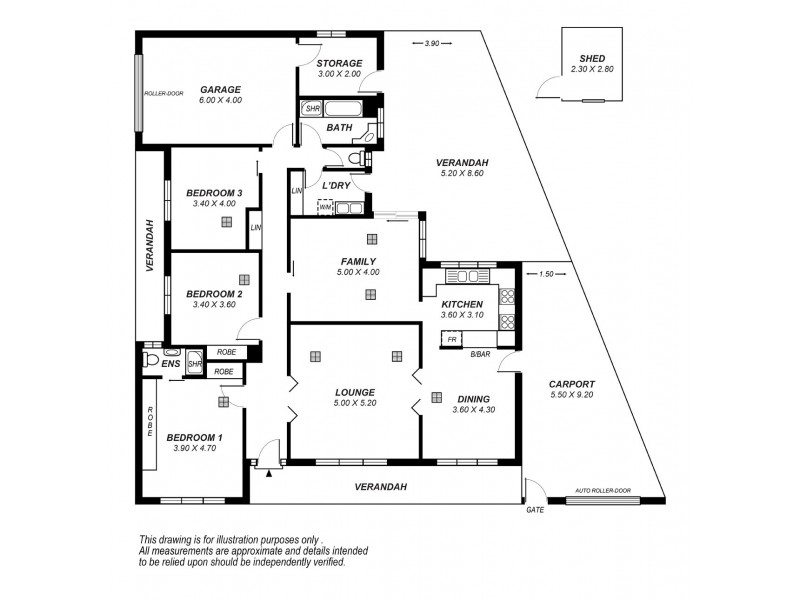 6 Windermere Ave, West Lakes SA 5021 Floorplan