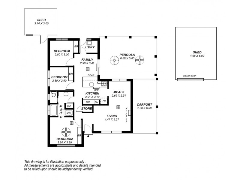 13 Windermere Court, Woodcroft SA 5162 Floorplan