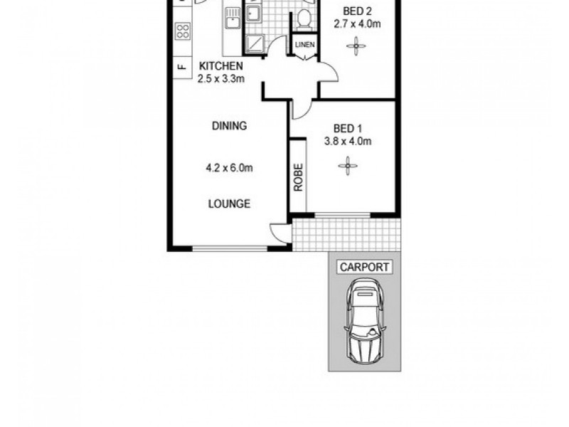 2/17 King George Avenue, Somerton Park SA 5044 Floorplan