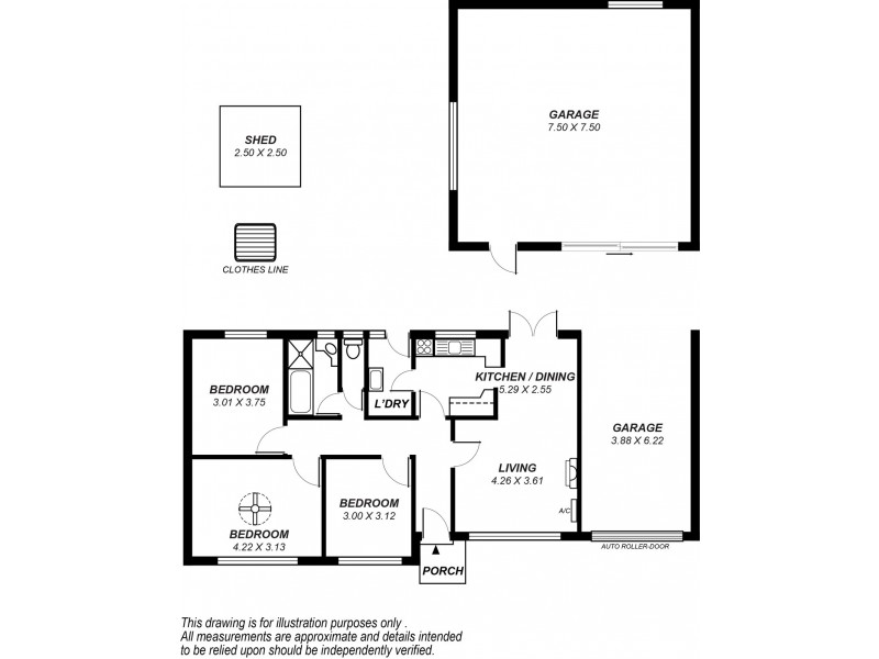 6 Gawler Street, Seaview Downs SA 5049 Floorplan