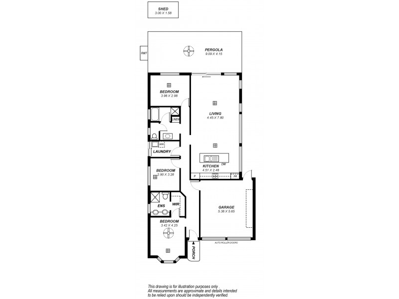 11 Inkster Avenue, Taperoo SA 5017 Floorplan
