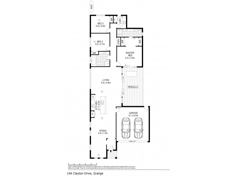 14A Clayton Drive, Grange SA 5022 Floorplan