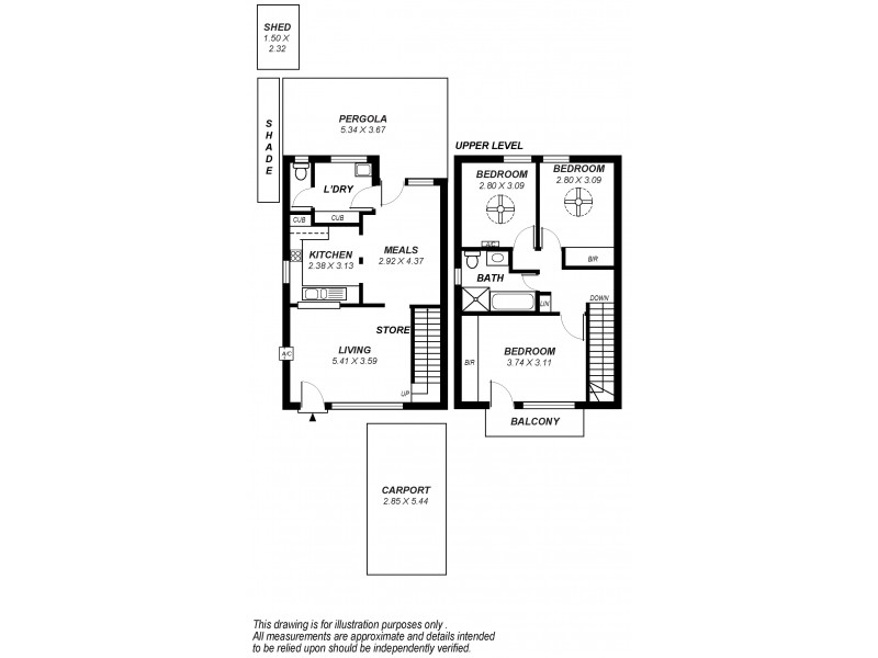 1/274 Sturt Road, Marion SA 5043 Floorplan
