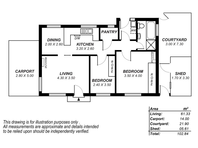 9/78 Hargrave Street, Exeter SA 5019 Floorplan