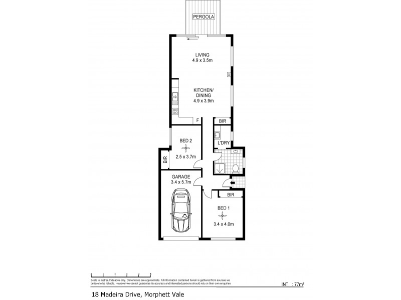 18a Madeira Drive, Morphett Vale SA 5162 Floorplan