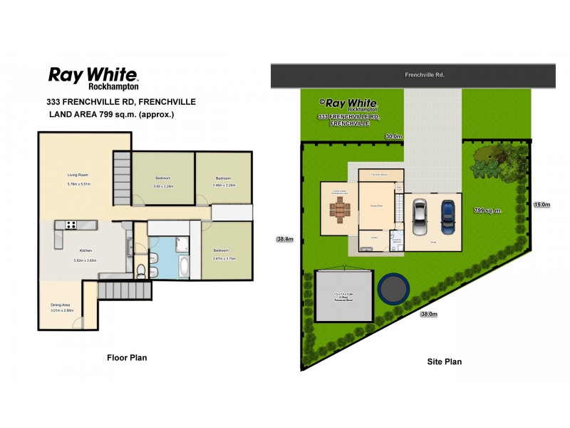 333 Frenchville Road, Frenchville QLD 4701 Floorplan