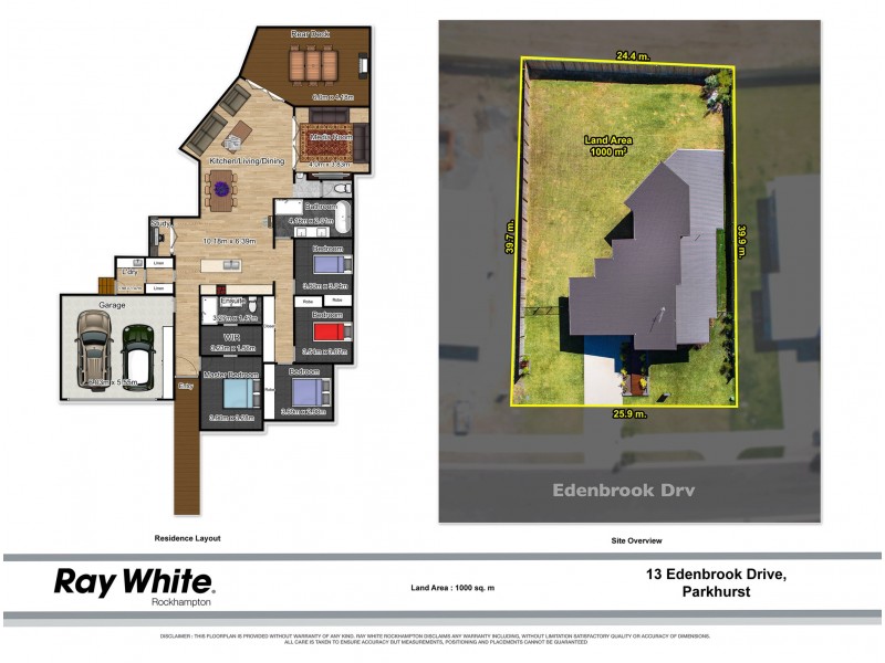 13 Edenbrook Drive, Parkhurst QLD 4702 Floorplan