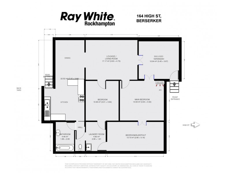 164 High Street, Berserker QLD 4701 Floorplan