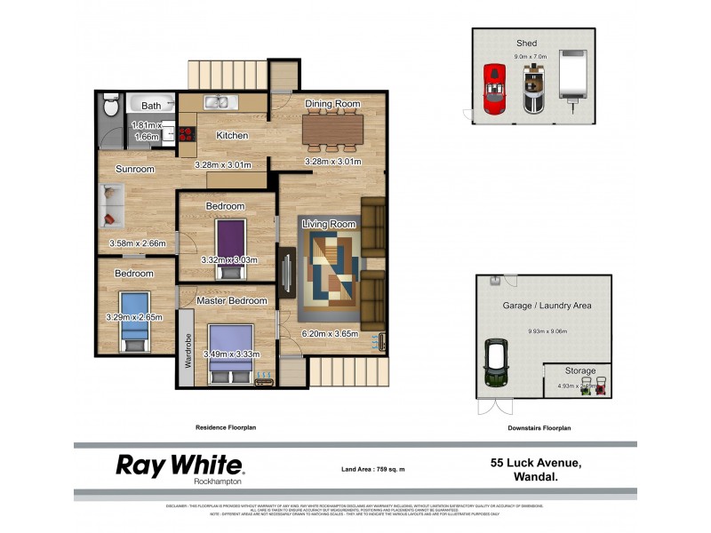 55 Luck Avenue, Wandal QLD 4700 Floorplan