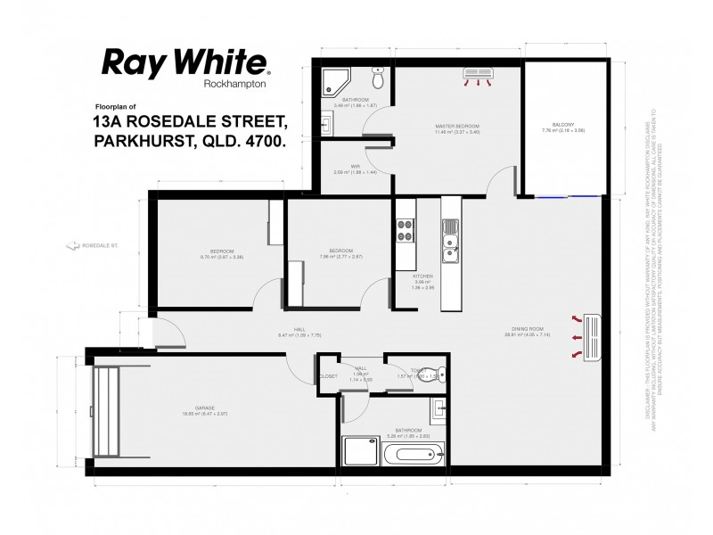 13A Rosedale Street, Parkhurst QLD 4702 Floorplan