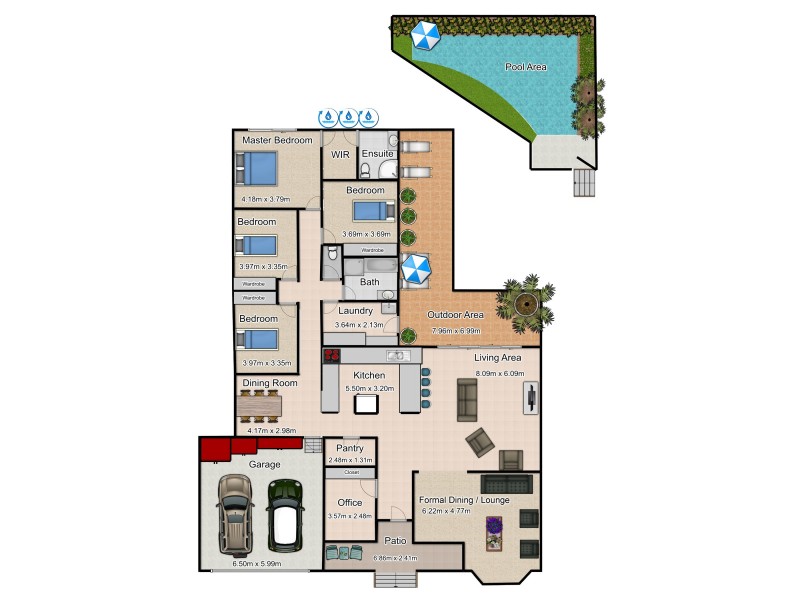 46 MacGregor Street, The Range QLD 4700 Floorplan