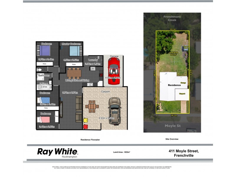 411 Moyle Street, Frenchville QLD 4701 Floorplan