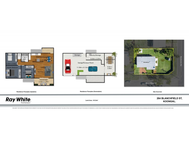 264 Blanchfield Street, Koongal QLD 4701 Floorplan