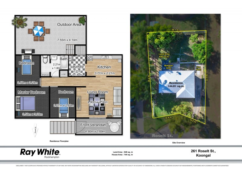 261 Roselt Street, Koongal QLD 4701 Floorplan