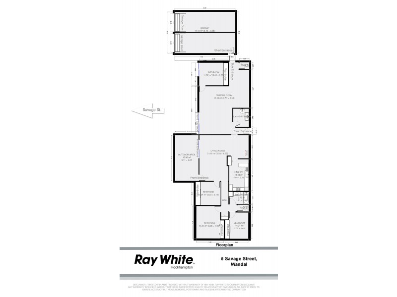 5 Savage Street, Wandal QLD 4700 Floorplan