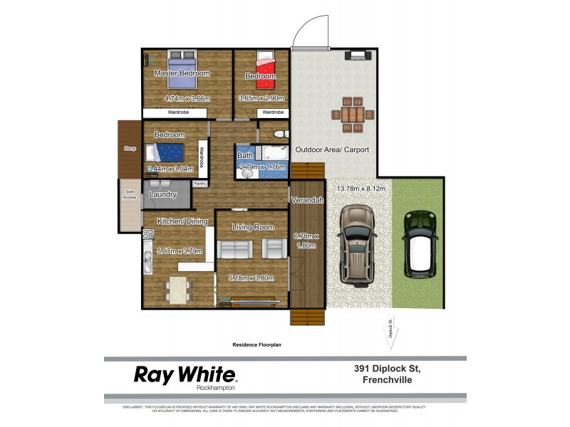 391 Diplock Street, Frenchville QLD 4701 Floorplan