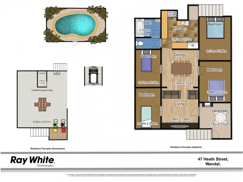 47 Heath Street, Wandal QLD 4700 Floorplan