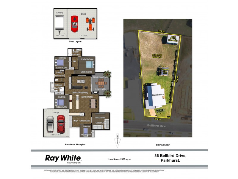 36 Bellbird Drive, Parkhurst QLD 4702 Floorplan