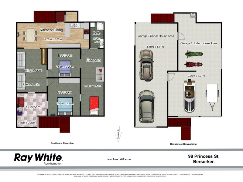 98 Princess Street, Berserker QLD 4701 Floorplan