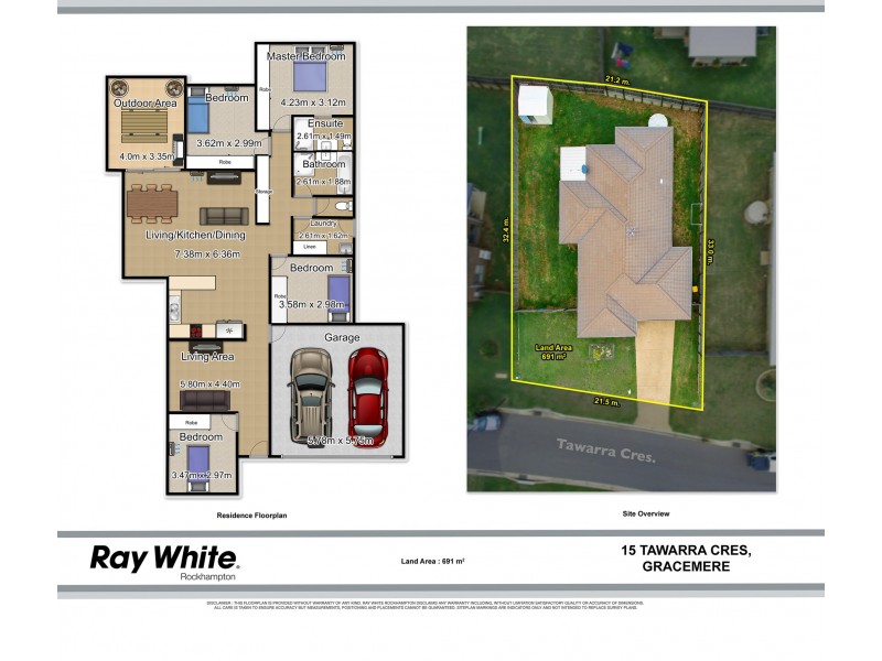 15 Tawarra Crescent, Gracemere QLD 4702 Floorplan