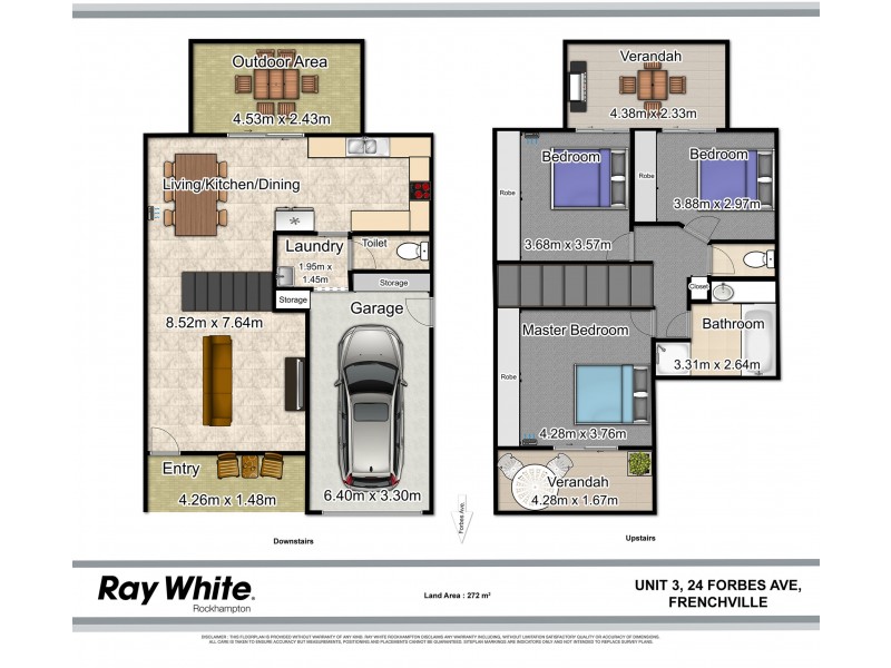 3/24 Forbes Avenue, Frenchville QLD 4701 Floorplan