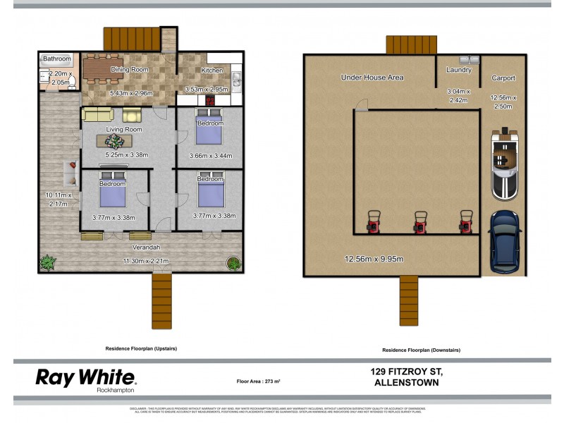 129 Fitzroy Street (Cnr West Street), Allenstown QLD 4700 Floorplan
