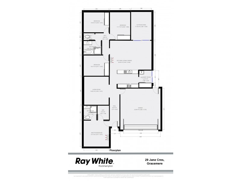 29 Jane Crescent, Gracemere QLD 4702 Floorplan