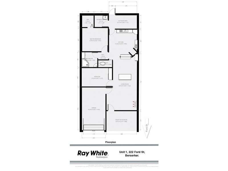 1/222 Ford Street, Berserker QLD 4701 Floorplan